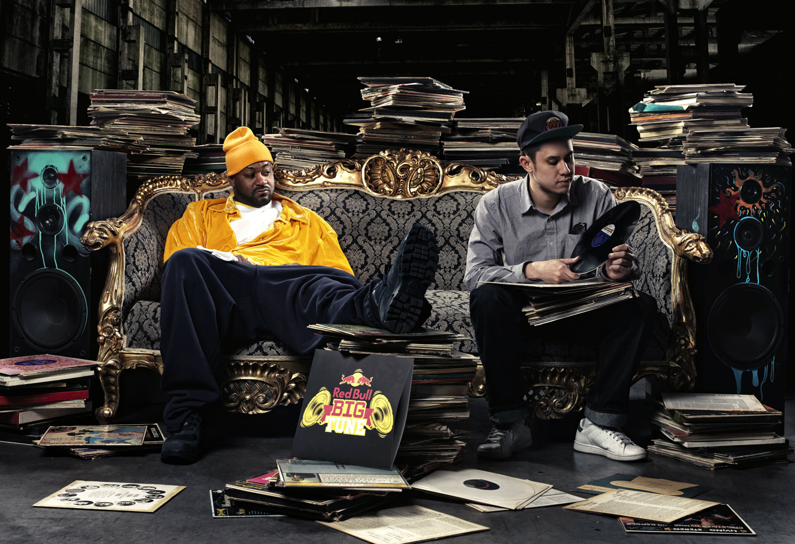 Ghostface Killah and Frank Dukes  // Nicholas Schrunk/Red Bull Content Pool // P-20120217-77485 // Usage for editorial use only // Please go to www.redbullcontentpool.com for further information. //